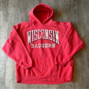 VTG Wisconsin Badgers Hoodie Mens XL